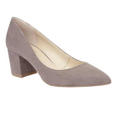 Grey 'Briars' court shoes